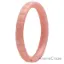 Picture of Silicone Wedding Stackble Lines Single Ring - Rose-Gold-New by ROQ for Women - 6 mm Ring