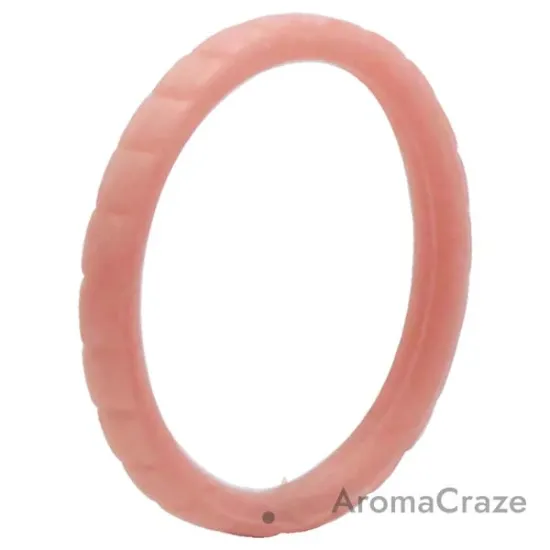 Picture of Silicone Wedding Stackble Lines Single Ring - Rose-Gold-New by ROQ for Women - 8 mm Ring