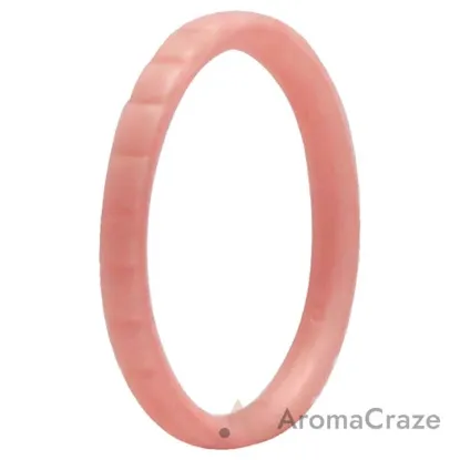 Picture of Silicone Wedding Stackble Lines Single Ring - Rose-Gold-New by ROQ for Women - 10 mm Ring
