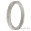 Picture of Silicone Wedding Stackble Lines Single Ring - Silver by ROQ for Women - 4 mm Ring