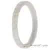 Picture of Silicone Wedding Stackble Lines Single Ring - Silver by ROQ for Women - 7 mm Ring