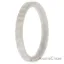 Picture of Silicone Wedding Stackble Lines Single Ring - Silver by ROQ for Women - 7 mm Ring