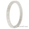 Picture of Silicone Wedding Stackble Lines Single Ring - Silver by ROQ for Women - 8 mm Ring