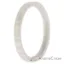 Picture of Silicone Wedding Stackble Lines Single Ring - Silver by ROQ for Women - 8 mm Ring