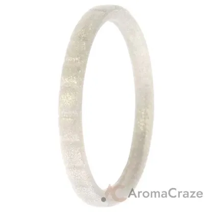 Picture of Silicone Wedding Stackble Lines Single Ring - Silver by ROQ for Women - 11 mm Ring