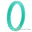 Picture of Silicone Wedding Stackble Lines Single Ring - Turquoise by ROQ for Women - 4 mm Ring