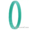 Picture of Silicone Wedding Stackble Lines Single Ring - Turquoise by ROQ for Women - 9 mm Ring