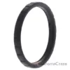 Picture of Silicone Wedding Stackble Lines Single Ring - Black by ROQ for Women - 10 mm Ring