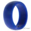 Picture of Silicone Wedding Ring Dome Style - Blue by ROQ for Men - 9 mm Ring