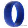 Picture of Silicone Wedding Ring Dome Style - Blue by ROQ for Men - 10 mm Ring