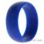 Picture of Silicone Wedding Ring Dome Style - Blue by ROQ for Men - 10 mm Ring