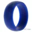 Picture of Silicone Wedding Ring Dome Style - Blue by ROQ for Men - 11 mm Ring