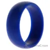 Picture of Silicone Wedding Ring Dome Style - Blue by ROQ for Men - 13 mm Ring