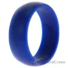 Picture of Silicone Wedding Ring Dome Style - Blue by ROQ for Men - 14 mm Ring