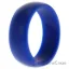 Picture of Silicone Wedding Ring Dome Style - Blue by ROQ for Men - 14 mm Ring