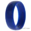 Picture of Silicone Wedding Ring Dome Style - Blue by ROQ for Men - 15 mm Ring