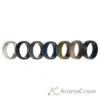 Picture of Silicone Wedding Ring Set - Metal-Camo by ROQ for Men - 7 x 11 mm Ring