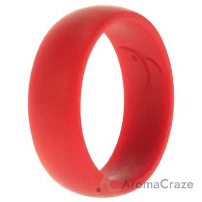 Picture of Silicone Wedding Ring - Red by ROQ for Men - 14 mm Ring