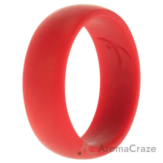 Picture of Silicone Wedding Ring - Red by ROQ for Men - 14 mm Ring
