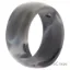 Picture of Silicone Wedding Step Single Ring Set -Black-Camo by ROQ for Men - 8 mm Ring