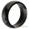Picture of Silicone Wedding Step Single Ring Set -Black-Camo by ROQ for Men - 10 mm Ring