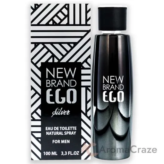Picture of Ego Silver by New Brand for Men - 3.3 oz EDT Spray