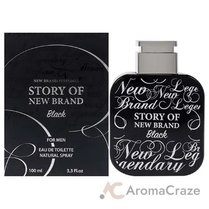 Picture of Story Of New Brand Black by New Brand for Men - 3.3 oz EDT Spray