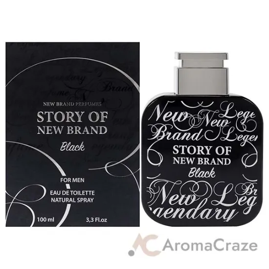Picture of Story Of New Brand Black by New Brand for Men - 3.3 oz EDT Spray