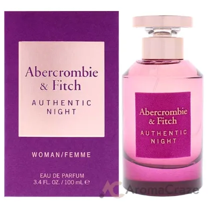 Picture of Authentic Night by Abercrombie and Fitch for Women - 3.4 oz EDP Spray