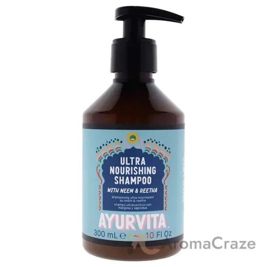 Picture of Ultra Nourishing Shampoo with Neem and Reetha by AyurVita for Unisex - 10 oz Shampoo