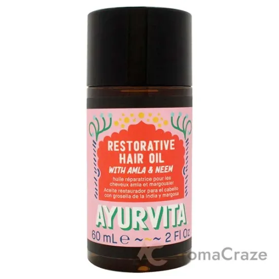 Picture of Restorative Hair Oil with Amla and Neem by AyurVita for Unisex - 2 oz Oil