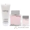 Picture of Euphoria by Calvin Klein for Men - 3 Pc Gift Set 3.3oz EDT Spray, 0.5oz EDT Splash, 3.3oz After Shave Balm