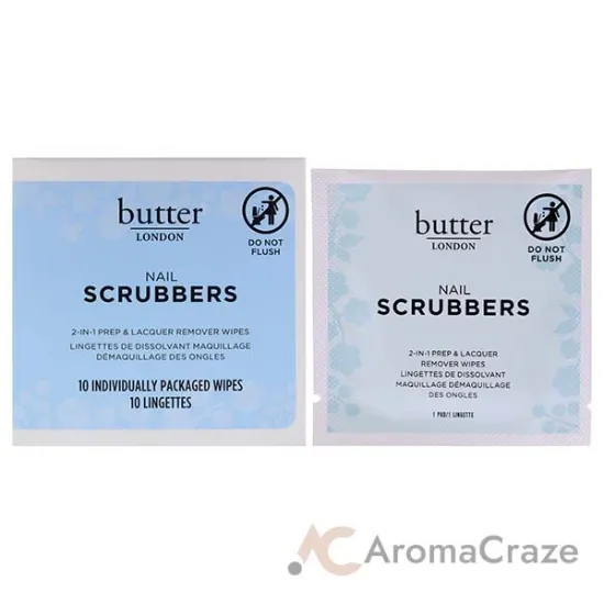 Picture of Nail Scrubbers by Butter London for Women - 10 Pc Wipes