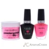 Picture of Match Makers Plus Dip - Pretty Awesome by Cuccio Colour for Women - 3 Pc 1.6oz Pro Powder Polish Dip System, 0.44oz Veneer Soak Off Gel, 0.43oz Colour Nail Polish