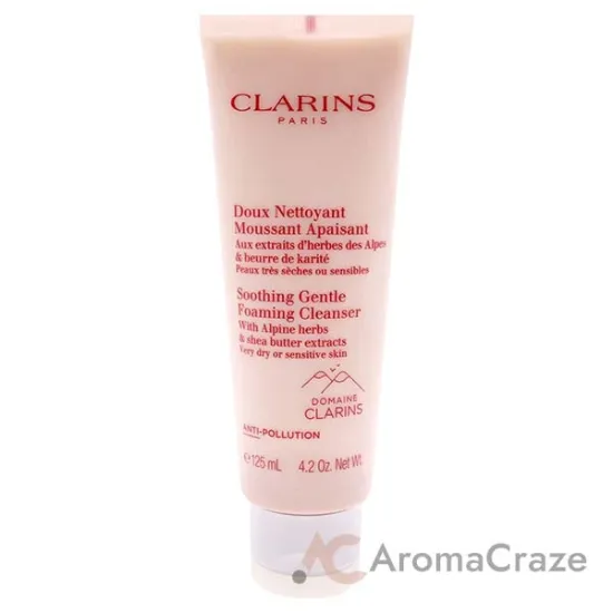 Picture of Soothing Gentle Foaming Cleanser by Clarins for Unisex - 4.2 oz Cleanser