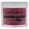 Picture of Pro Powder Polish Nail Colour Dip System - Red Eye In Shanghai by Cuccio Colour for Women - 1.6 oz Nail Powder
