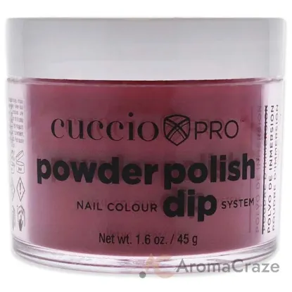 Picture of Pro Powder Polish Nail Colour Dip System - Red Eye In Shanghai by Cuccio Colour for Women - 1.6 oz Nail Powder