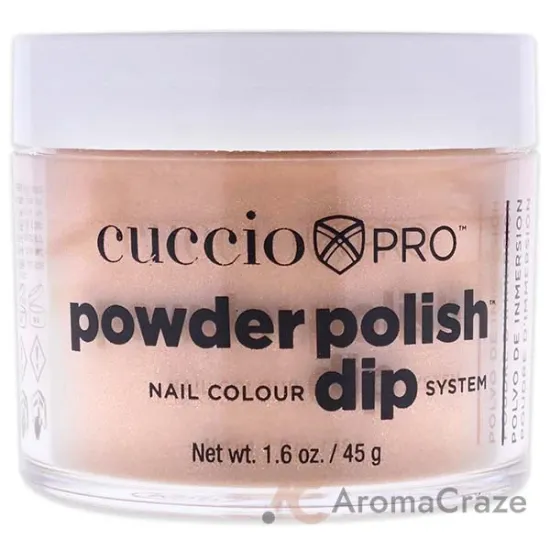 Picture of Pro Powder Polish Nail Colour Dip System - Rose Gold Slippers by Cuccio Colour for Women - 1.6 oz Nail Powder
