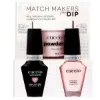 Picture of Match Makers Plus Dip - On Sail by Cuccio Colour for Women - 3 Pc 1.6oz Pro Powder Polish Dip System, 0.44oz Veneer Soak Off Gel, 0.43oz Colour Nail Polish