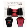 Picture of Match Makers Plus Dip - Chakra by Cuccio Colour for Women - 3 Pc 1.6oz Pro Powder Polish Dip System, 0.44oz Veneer Soak Off Gel, 0.43oz Colour Nail Polish