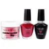 Picture of Match Makers Plus Dip - Chakra by Cuccio Colour for Women - 3 Pc 1.6oz Pro Powder Polish Dip System, 0.44oz Veneer Soak Off Gel, 0.43oz Colour Nail Polish