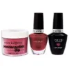 Picture of Match Makers Plus Dip - Pompeii it forward by Cuccio Colour for Women - 3 Pc 1.6oz Pro Powder Polish Dip System, 0.44oz Veneer Soak Off Gel, 0.43oz Colour Nail Polish