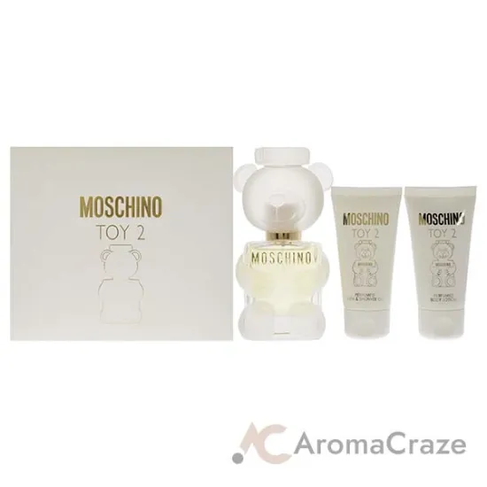 Picture of Moschino Toy 2 by Moschino for Women - 3 Pc Gift Set 1.7oz EDP Spray, 1.7oz Bath and Shower Gel, 1.7oz Body Lotion