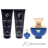 Picture of Dylan Blue by Versace for Women - 4 Pc Gift Set 3.4oz EDP Spray, 0.17oz EDP Splash (Mini), 3.4oz Body Lotion, 3.4oz Bath and Shower Gel