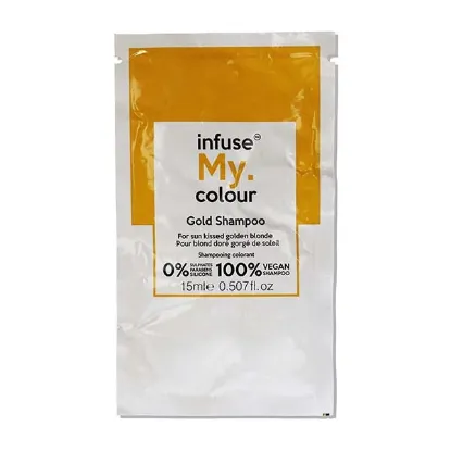 Picture of Gold Shampoo by Infuse My Colour for Unisex - 15 ml Shampoo