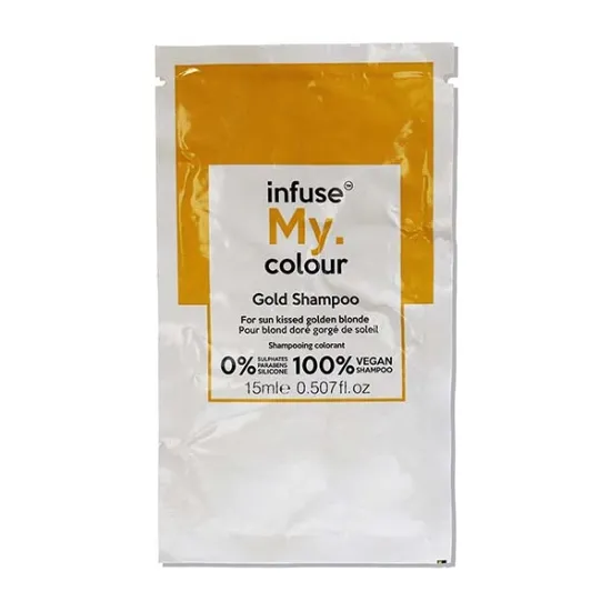 Picture of Gold Shampoo by Infuse My Colour for Unisex - 15 ml Shampoo