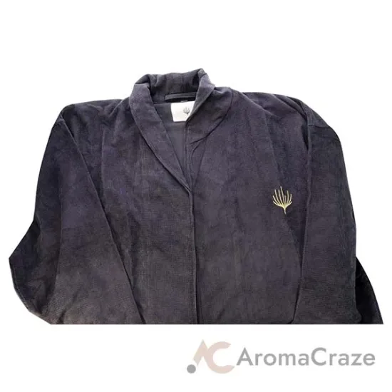 Picture of Bathrobe - Charcoal by Tara for Unisex - 1 Pc Bathrobe (OSFM)