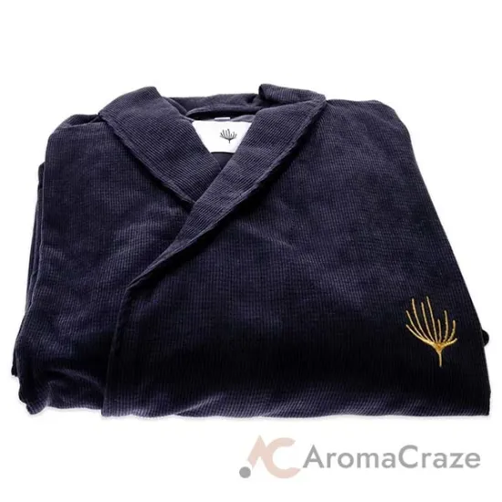 Picture of Bathrobe - Charcoal by Tara for Unisex - 1 Pc Bathrobe (4XL)