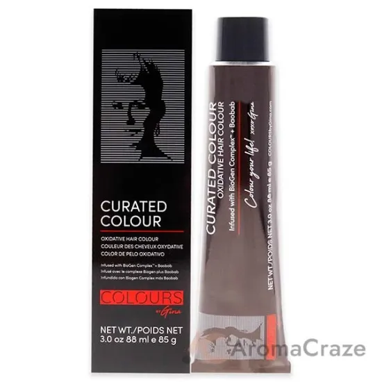 Picture of Curated Colour - 6.35-6GM Dark Golden Mahogany by Colours By Gina for Unisex - 3 oz Hair Color