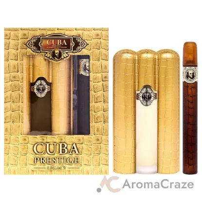 Picture of Cuba Prestige Legacy by Cuba for Men - 2 Pc Gift Set 3oz EDT Spray, 1.17oz EDT Spray